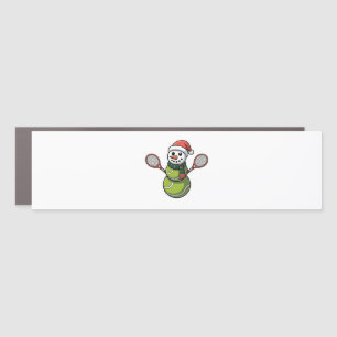 Snowman Baseball Christmas Santa Baseball Sport Car Magnet