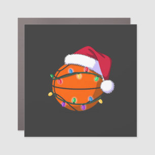 Snowman Basketball Christmas Santa Baseball Sport Car Magnet