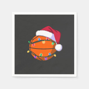 Snowman Basketball Christmas Santa Baseball Sport Napkins
