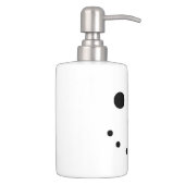Snowman Bath Set Toothbrush Holder Soap Dispenser (Right)