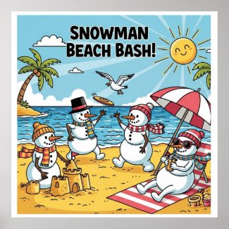 Snowman Beach Bash