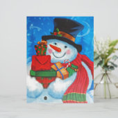 Snowman bearing Gifts (Standing Front)