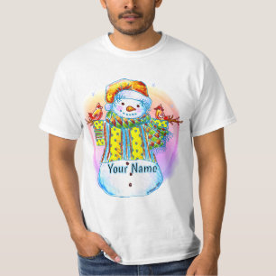 Snowman Birdman  T-Shirt