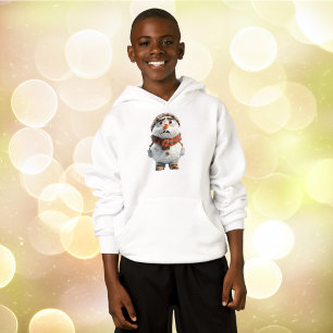Snowman Boy's Hoodie