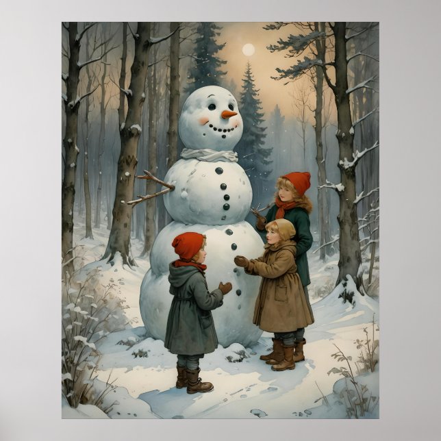Snowman Builders Poster (Front)