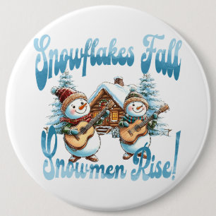 Snowman Button