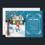 Snowman By The Mailbox Holiday Moving Card<br><div class="desc">Announce your new address and send holiday greetings all in one with this Snowman Moving Announcement. (Image by brgfx on Freepik). The card is easy to customize with your wording, font and font color. Not exactly what you're looking for? All our products can be custom designed to meet your needs...</div>