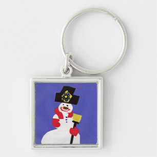 Snowman by VictoriaShaylee Keychain
