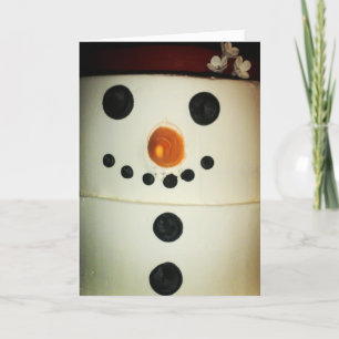 “Snowman Cake" Christmas Card #2