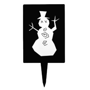 +{ Snowman }+ Cake Topper