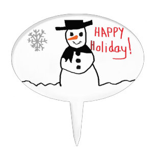 Snowman Cake Topper