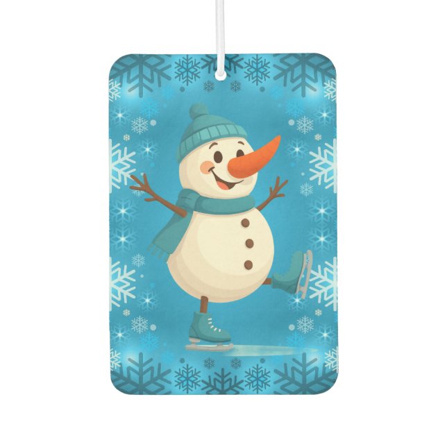 Snowman Car Air Freshener (Front)