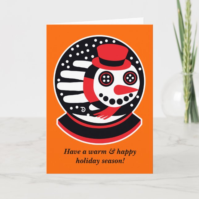 Snowman card (Front)