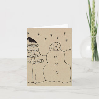 Snowman Card