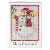Snowman card (Front)