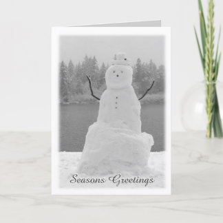 Snowman Cards Personalized Christmas Snowman Cards
