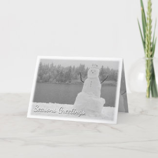 Snowman Cards Personalized Christmas Snowman Cards