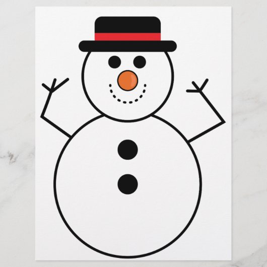 Snowman Cartoon (Front)