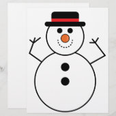 Snowman Cartoon (Front/Back)