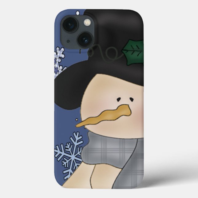 Snowman Case-Mate iPhone Case (Back)