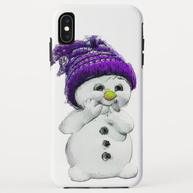 Snowman Case-Mate iPhone Case (Back)