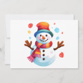 Snowman - Cheerful Snowman for Christmas Holiday (Front)