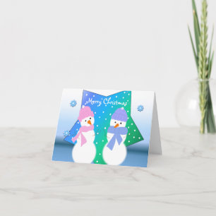 Snowman Children Holiday Card