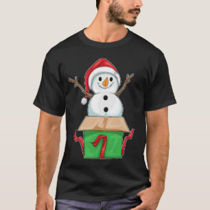 Snowman Christmas Box T-Shirt