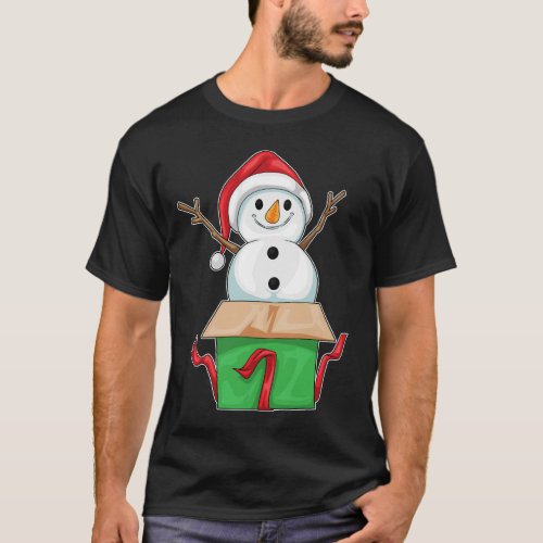 Snowman Christmas Box T_Shirt