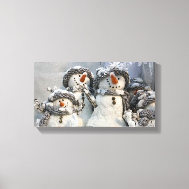 snowman Christmas canvas (Front)