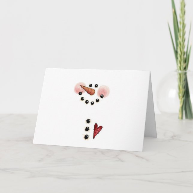 Snowman Christmas Card (Front)