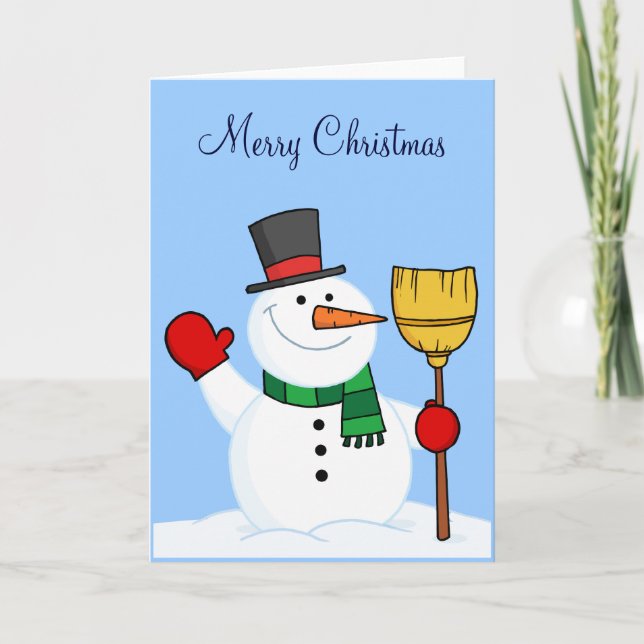 Snowman Christmas Card (Front)