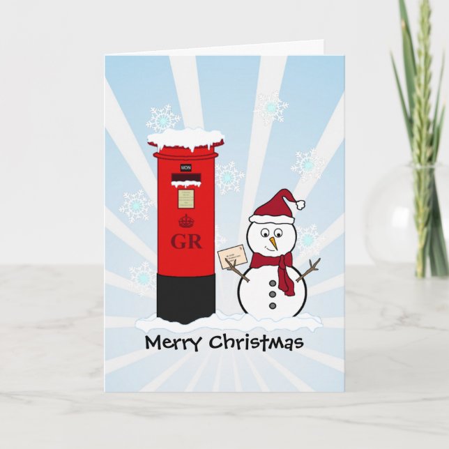 Snowman Christmas Card (Front)