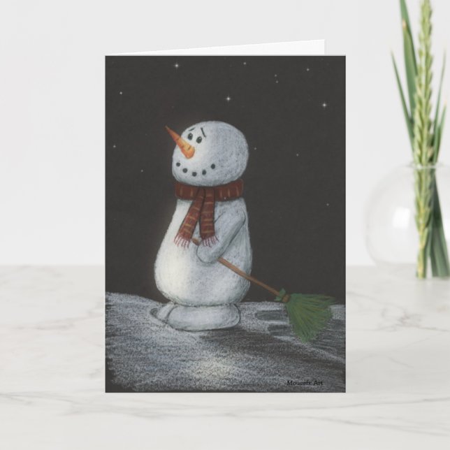 Snowman Christmas Card (Front)