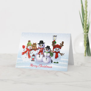 Snowman Christmas Card