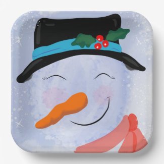 Snowman Christmas Dinner Party
