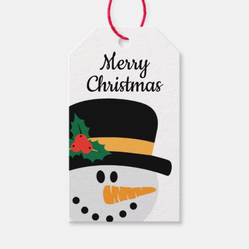 Snowman Christmas  Gift Tags