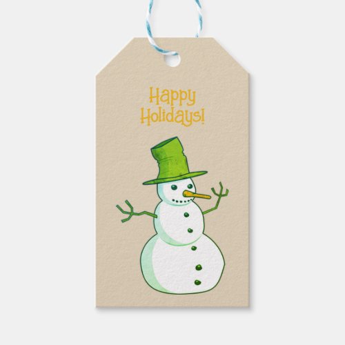Snowman Christmas Gift Tags