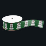 Snowman Christmas Grosgrain Ribbon<br><div class="desc">Snowman Christmas Ribbon</div>