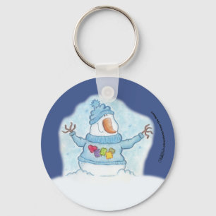 Snowman-Christmas Is “Snow” Close Keychain