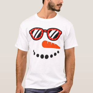 Snowman Christmas Shirts For Men Women Snowman