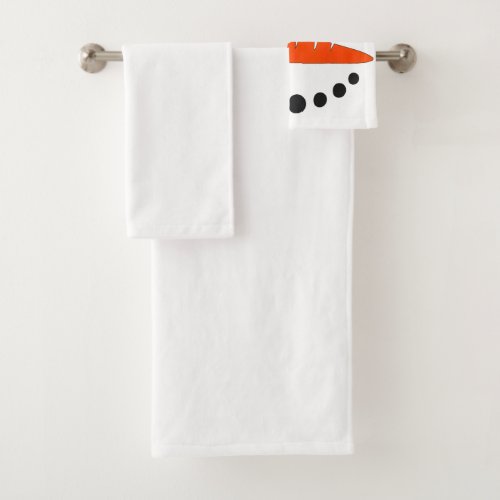 Snowman Christmas Shirts For Men Women Snowman Gir Bath Towel Set