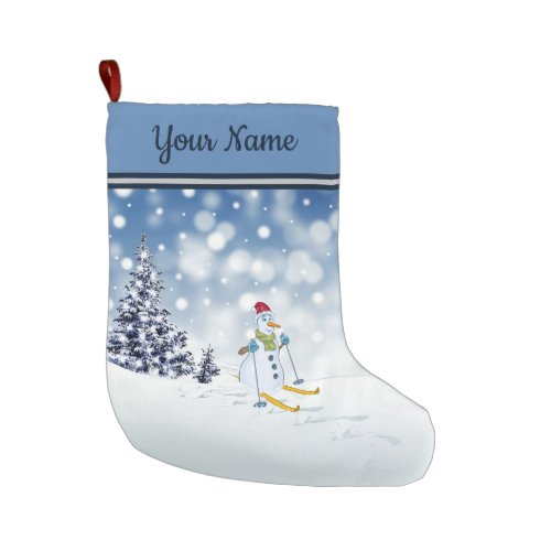 Snowman Christmas Stocking