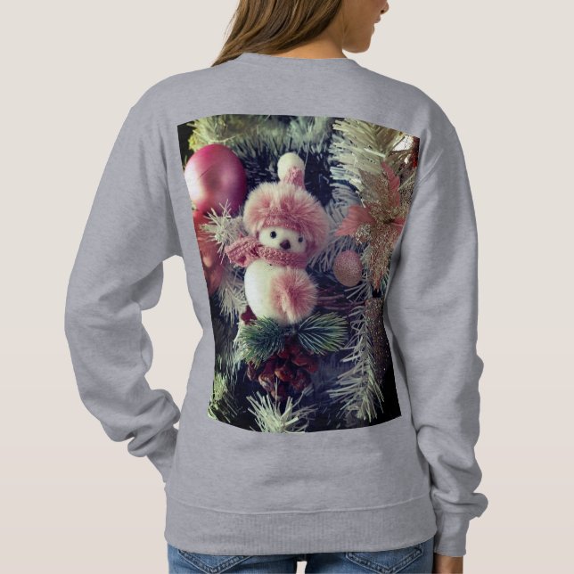 Snowman Christmas Sweatshirt (Back)