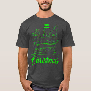 Snowman Christmas Tree Birdie Let It Snow Oh, What T-Shirt