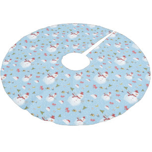 Snowman Christmas Tree Skirt