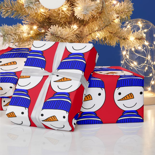 SNOWMAN CHRISTMAS Wrapping Paper (Holidays)