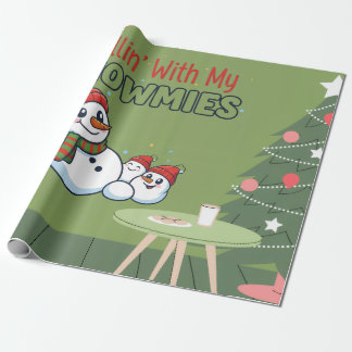 Snowman Christmas Wrapping Paper | Festive Gift