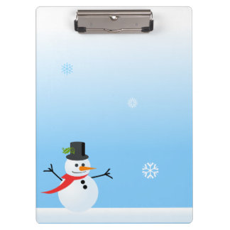 Snowman Clipboard