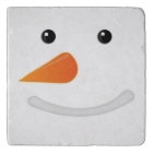 Snowman Close-Up Trivet